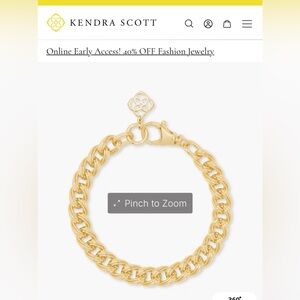 Kendra Scott - Vincent Chain Braclet in Gold